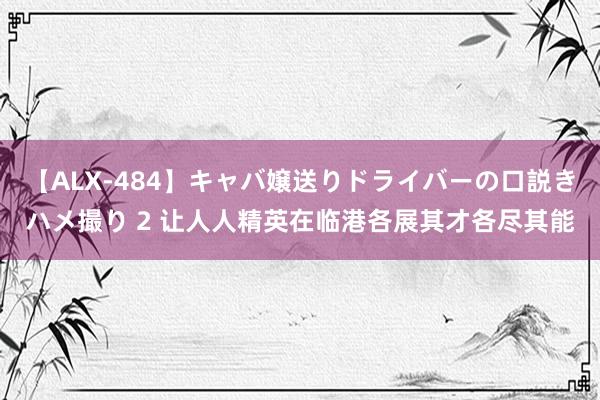 【ALX-484】キャバ嬢送りドライバーの口説きハメ撮り 2 让人人精英在临港各展其才各尽其能