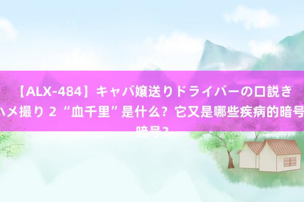 【ALX-484】キャバ嬢送りドライバーの口説きハメ撮り 2 “血千里”是什么？它又是哪些疾病的暗号？